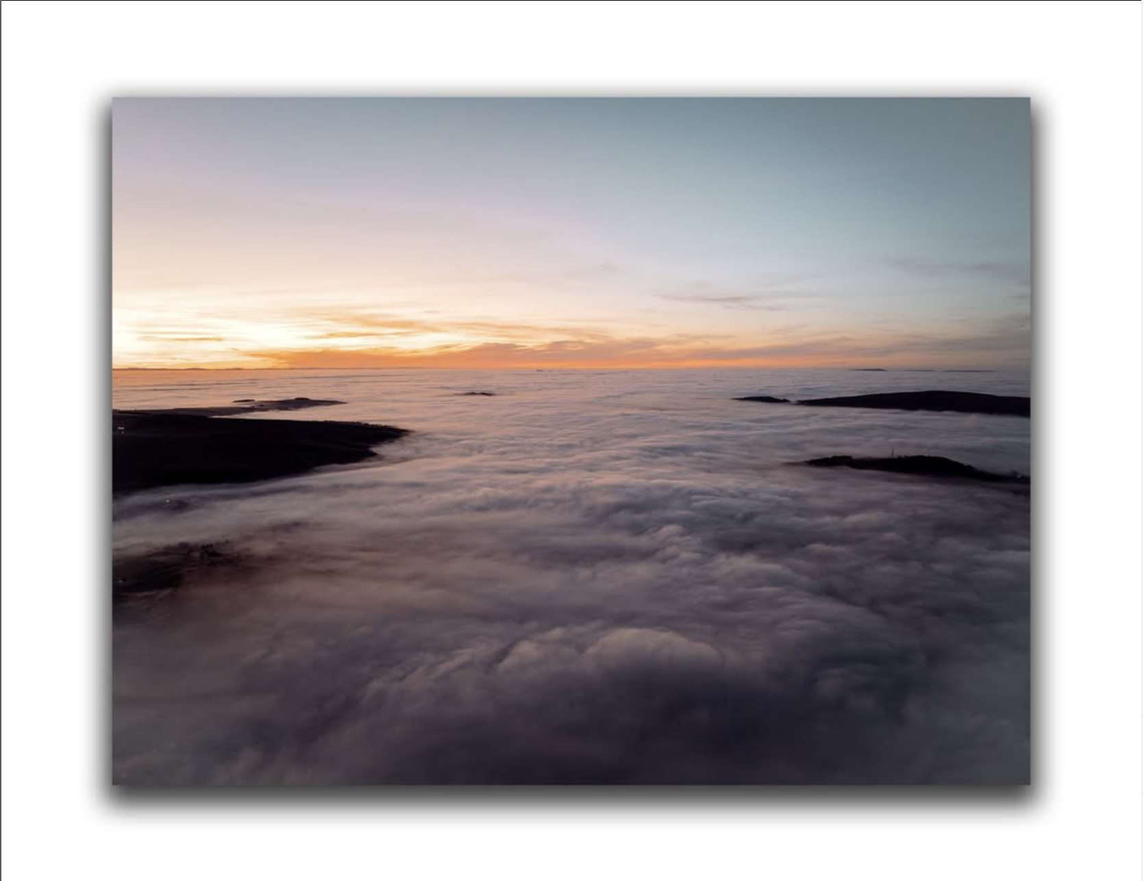 Cloudscape above the sky by B. Square